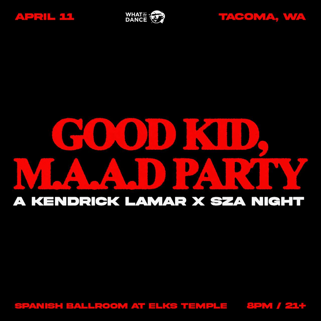 Good Kid, M.A.A.D Party: A Kendrick Lamar x SZA Night