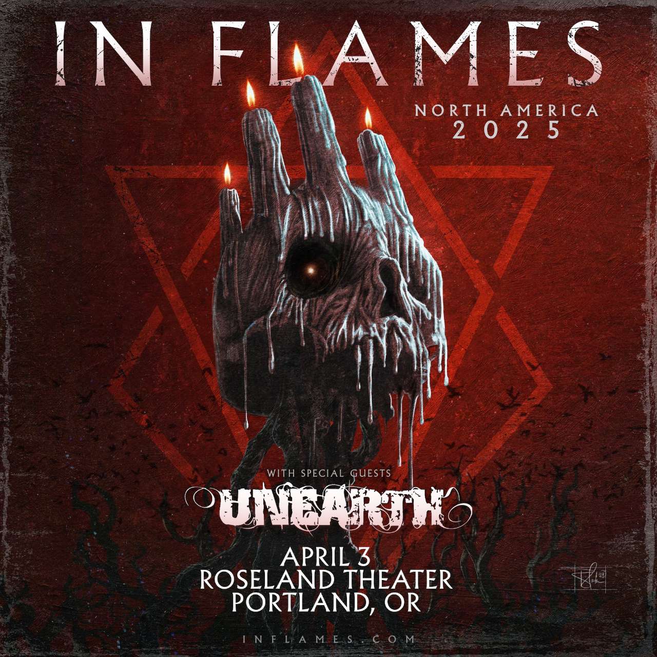 In Flames with special guest Unearth