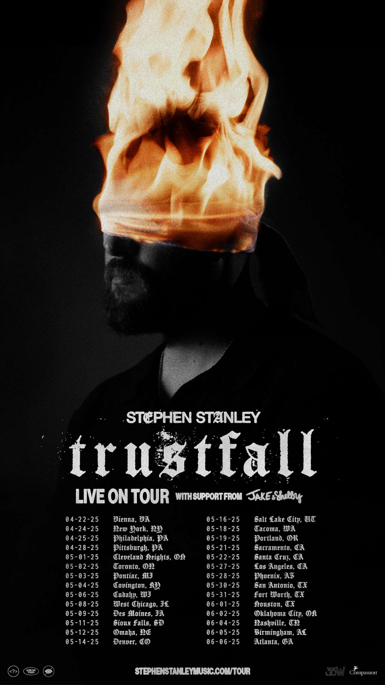 STEPHEN STANLEY “TRUSTFALL” TOUR