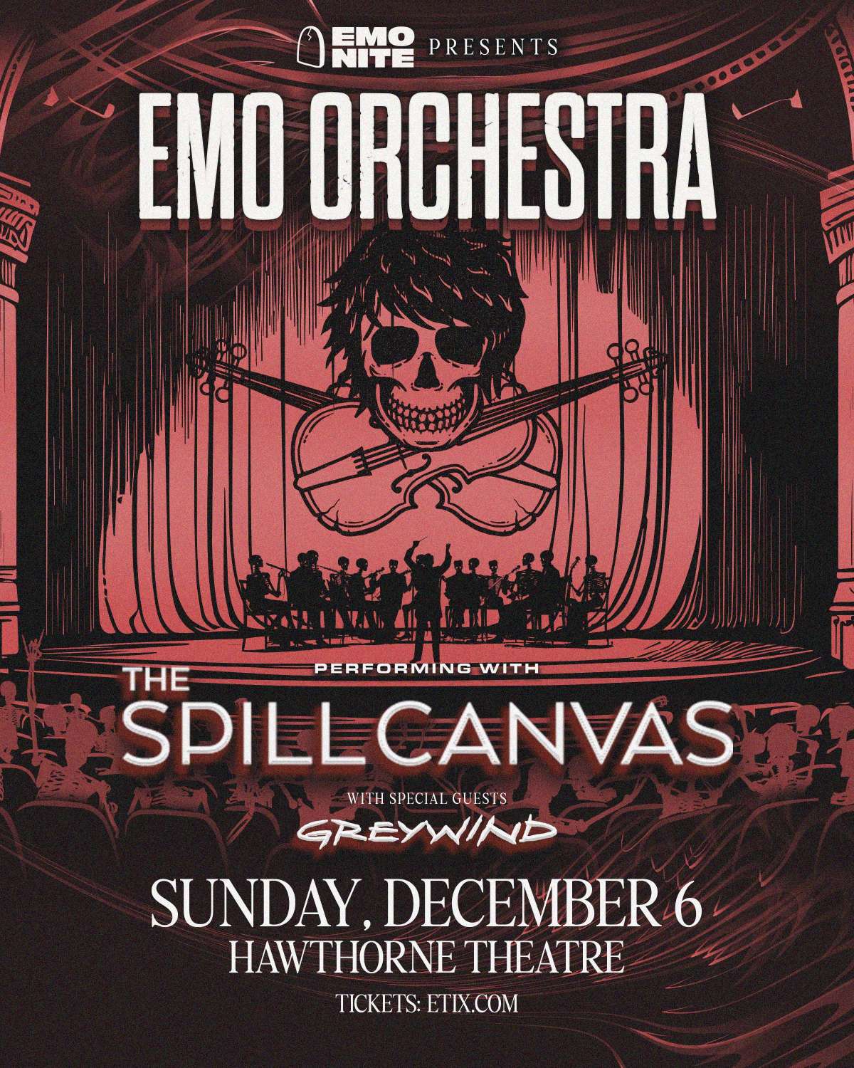 Emo Orchestra with The Spill Canvas – An Evening of Emo