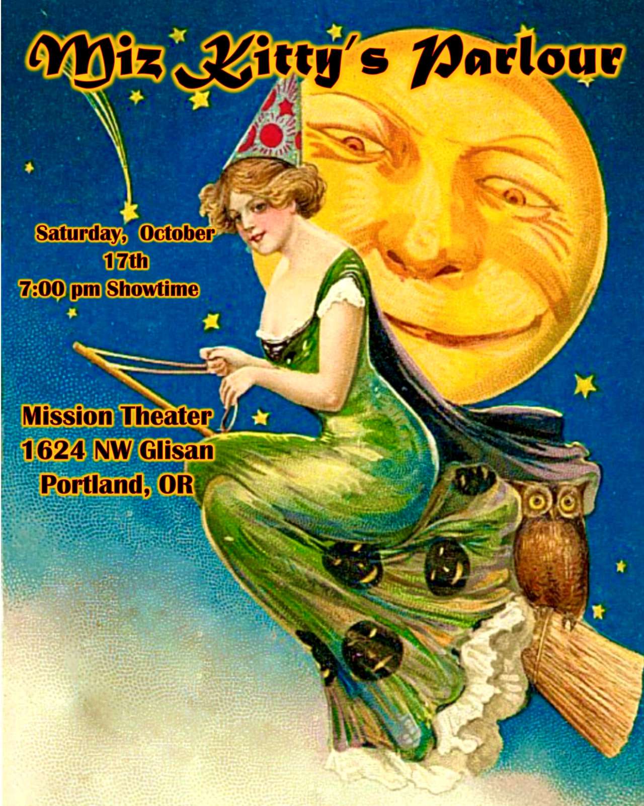 Miz Kitty’s Parlour Halloween Fall Frolic!